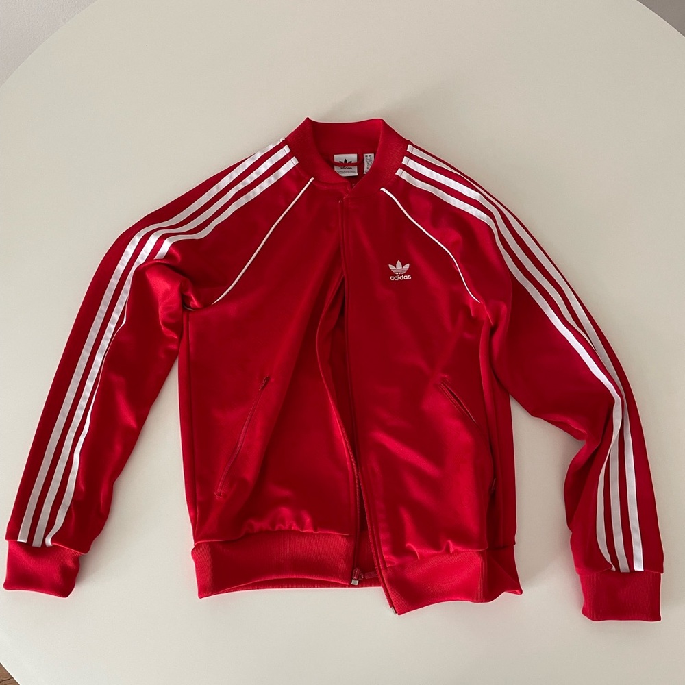 Adidas Red Track Jacket